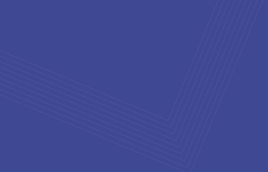 angled lines on an indigo background